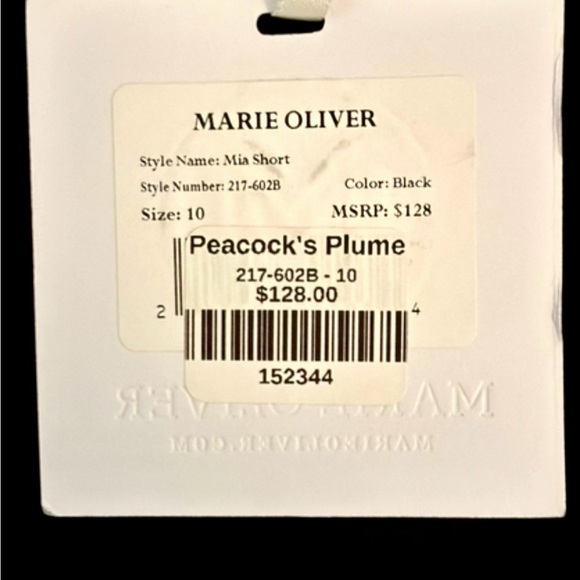 Marie Oliver Black Mia Shorts Women’s Size 10 - Picture 8 of 9